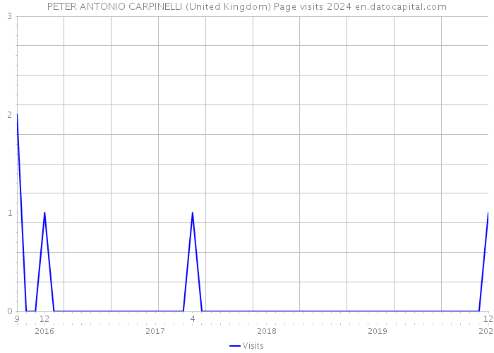 PETER ANTONIO CARPINELLI (United Kingdom) Page visits 2024 
