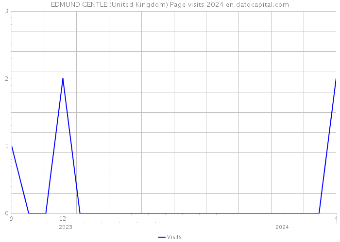 EDMUND GENTLE (United Kingdom) Page visits 2024 