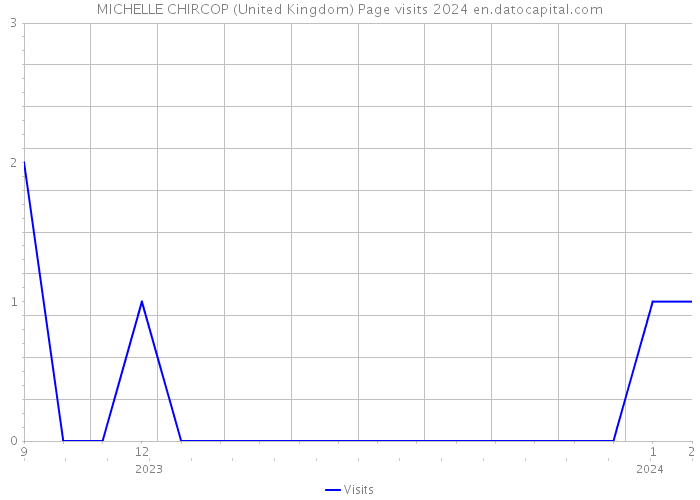 MICHELLE CHIRCOP (United Kingdom) Page visits 2024 