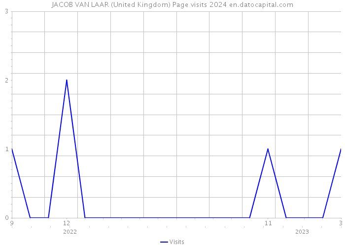 JACOB VAN LAAR (United Kingdom) Page visits 2024 