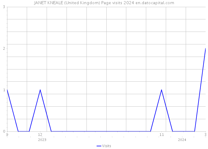 JANET KNEALE (United Kingdom) Page visits 2024 