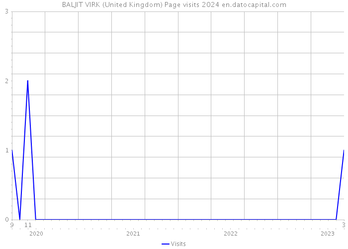 BALJIT VIRK (United Kingdom) Page visits 2024 