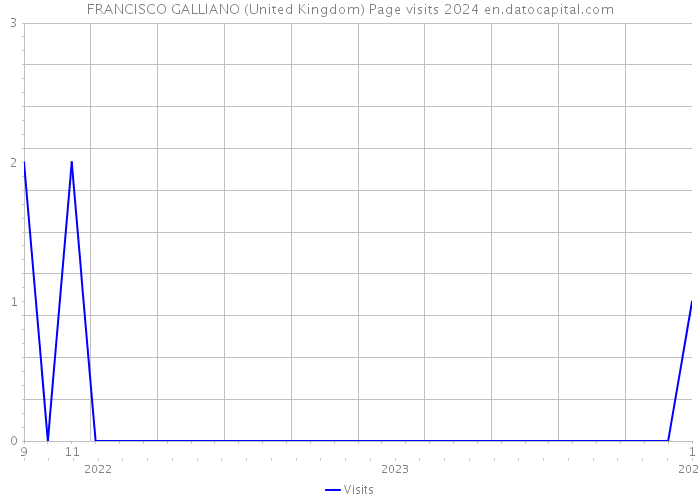 FRANCISCO GALLIANO (United Kingdom) Page visits 2024 