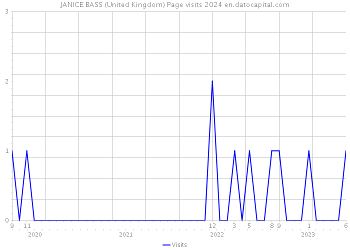 JANICE BASS (United Kingdom) Page visits 2024 