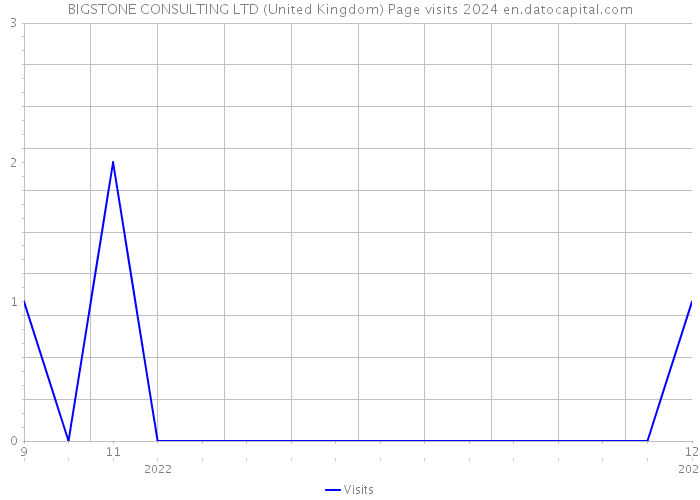 BIGSTONE CONSULTING LTD (United Kingdom) Page visits 2024 