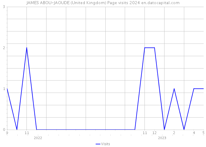 JAMES ABOU-JAOUDE (United Kingdom) Page visits 2024 