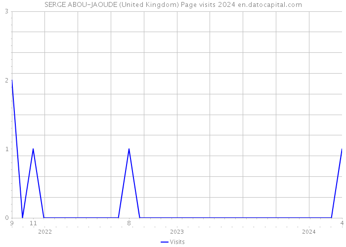 SERGE ABOU-JAOUDE (United Kingdom) Page visits 2024 