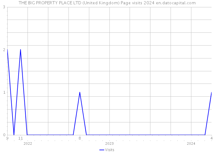 THE BIG PROPERTY PLACE LTD (United Kingdom) Page visits 2024 