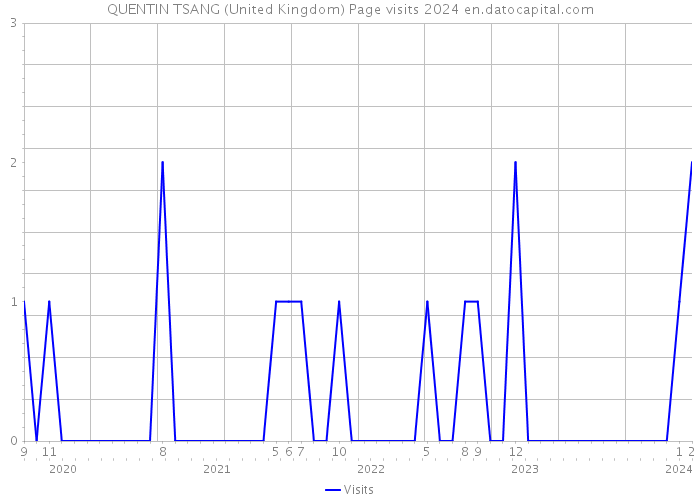 QUENTIN TSANG (United Kingdom) Page visits 2024 