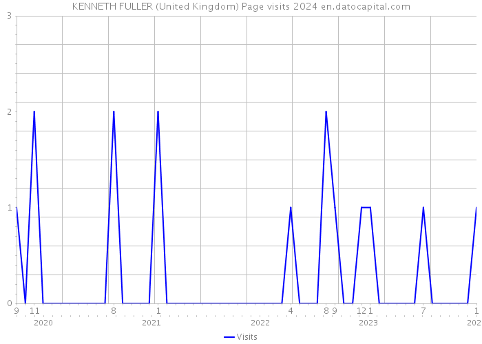 KENNETH FULLER (United Kingdom) Page visits 2024 
