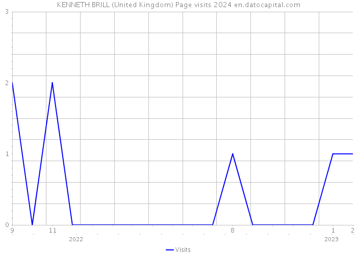 KENNETH BRILL (United Kingdom) Page visits 2024 
