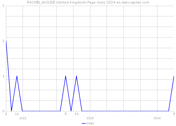 RACHEL JAOUDE (United Kingdom) Page visits 2024 
