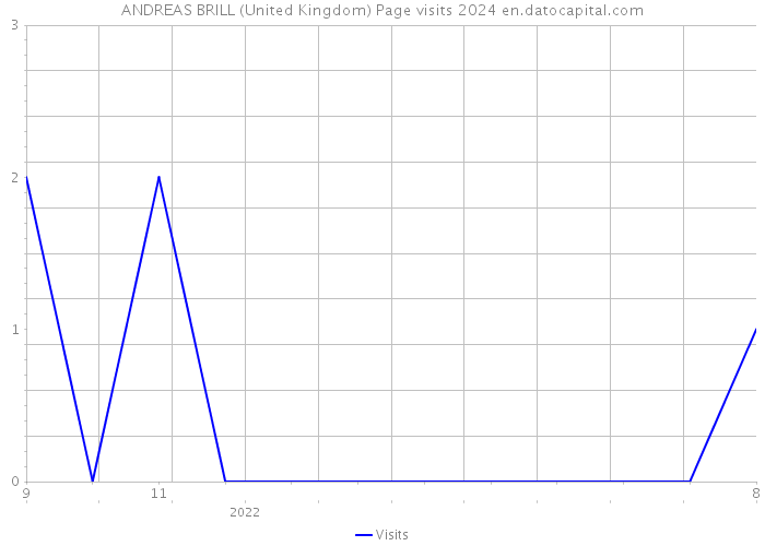 ANDREAS BRILL (United Kingdom) Page visits 2024 
