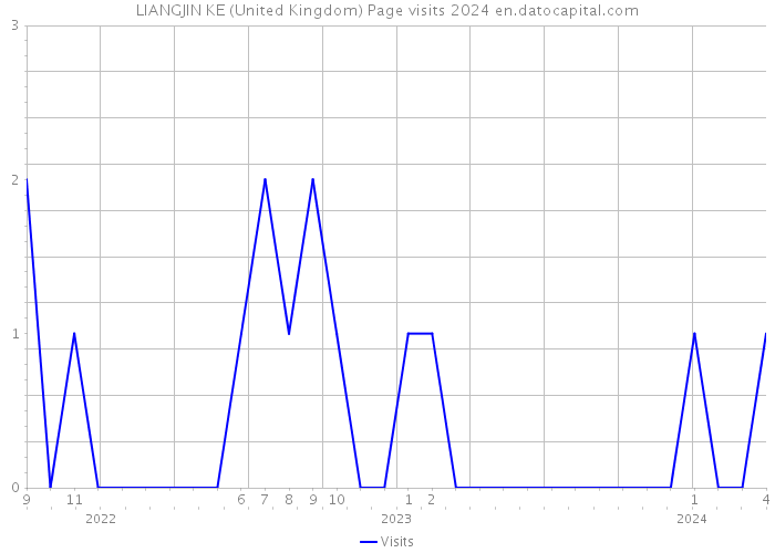 LIANGJIN KE (United Kingdom) Page visits 2024 