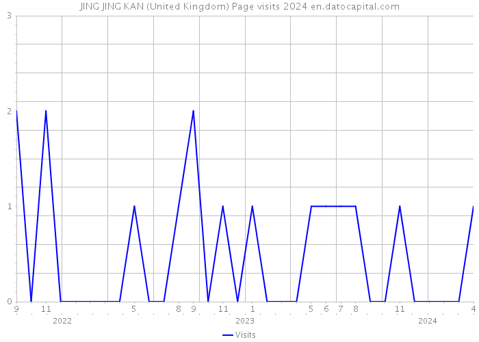 JING JING KAN (United Kingdom) Page visits 2024 