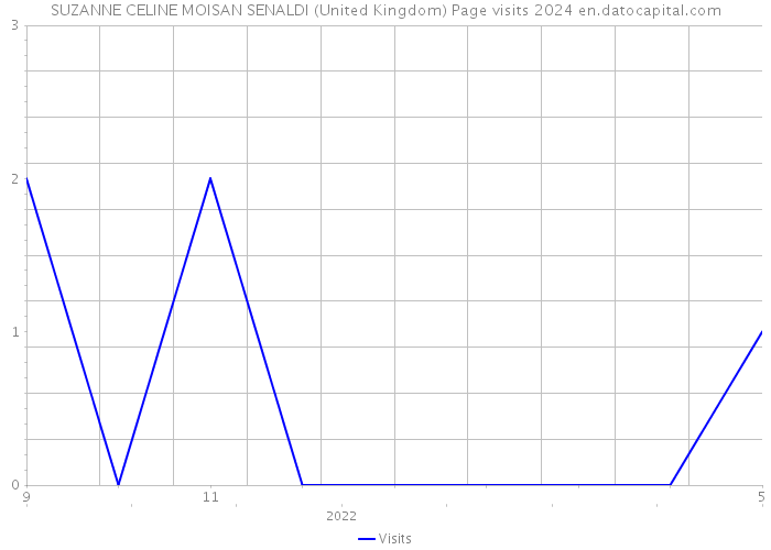 SUZANNE CELINE MOISAN SENALDI (United Kingdom) Page visits 2024 