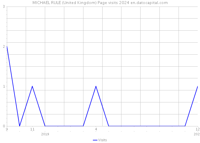 MICHAEL RULE (United Kingdom) Page visits 2024 