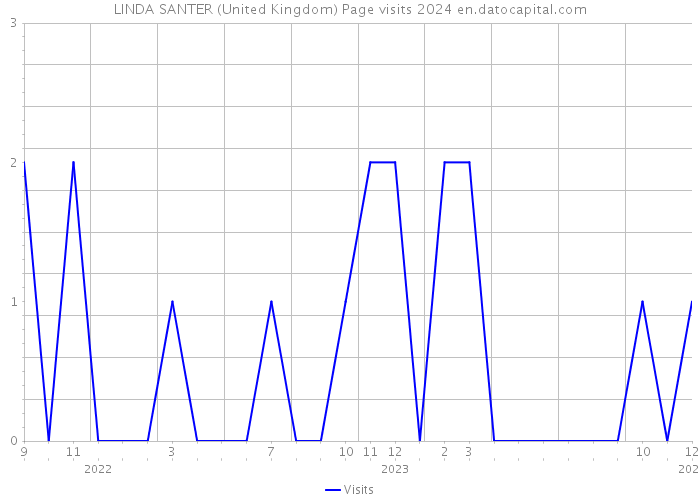 LINDA SANTER (United Kingdom) Page visits 2024 