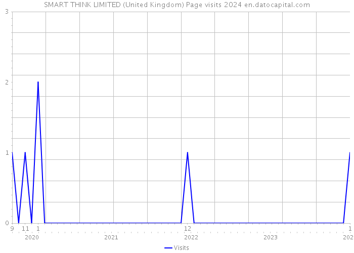 SMART THINK LIMITED (United Kingdom) Page visits 2024 