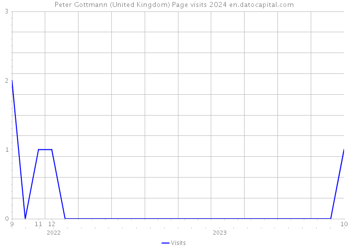 Peter Gottmann (United Kingdom) Page visits 2024 