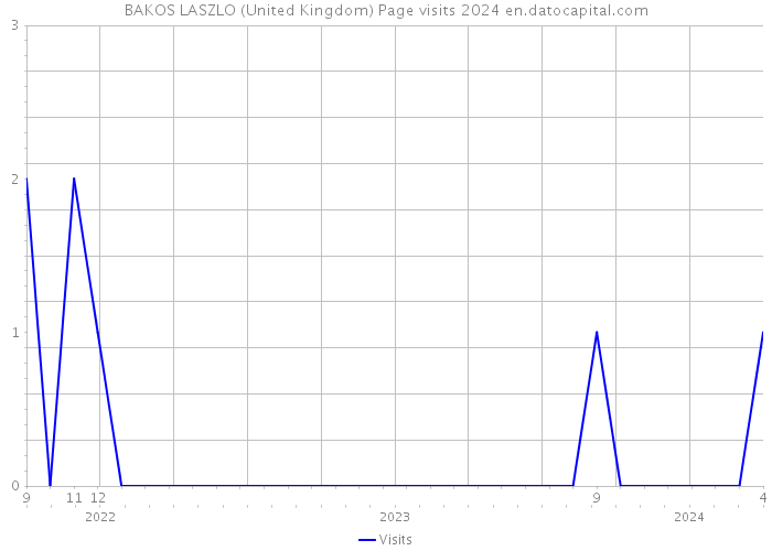 BAKOS LASZLO (United Kingdom) Page visits 2024 