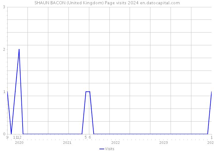 SHAUN BACON (United Kingdom) Page visits 2024 