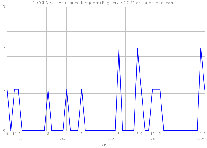 NICOLA FULLER (United Kingdom) Page visits 2024 