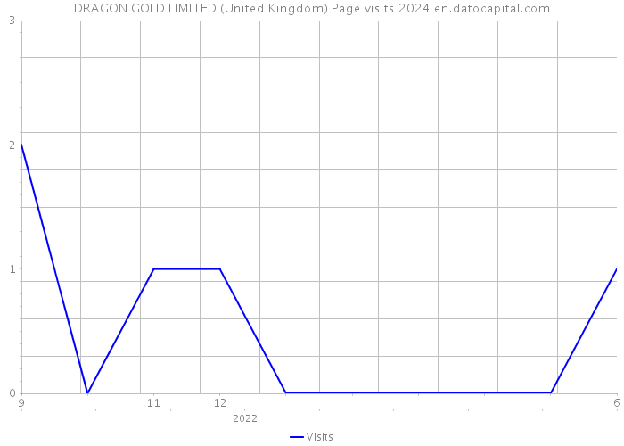 DRAGON GOLD LIMITED (United Kingdom) Page visits 2024 