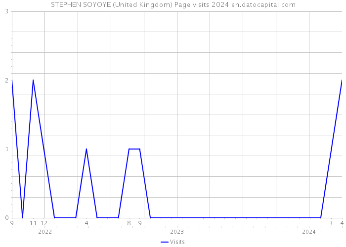 STEPHEN SOYOYE (United Kingdom) Page visits 2024 