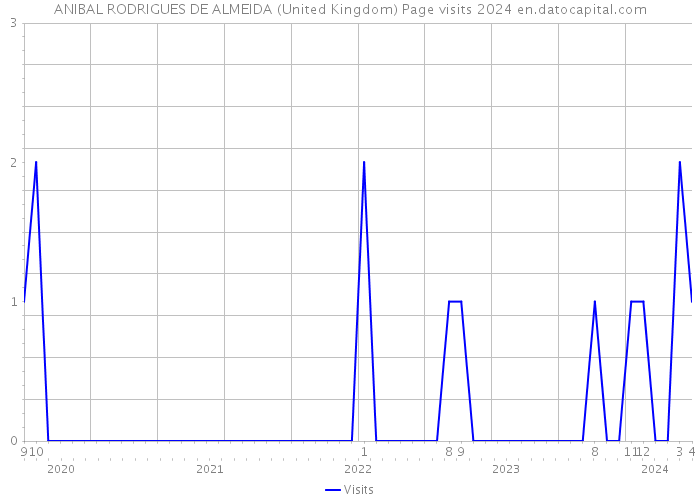 ANIBAL RODRIGUES DE ALMEIDA (United Kingdom) Page visits 2024 