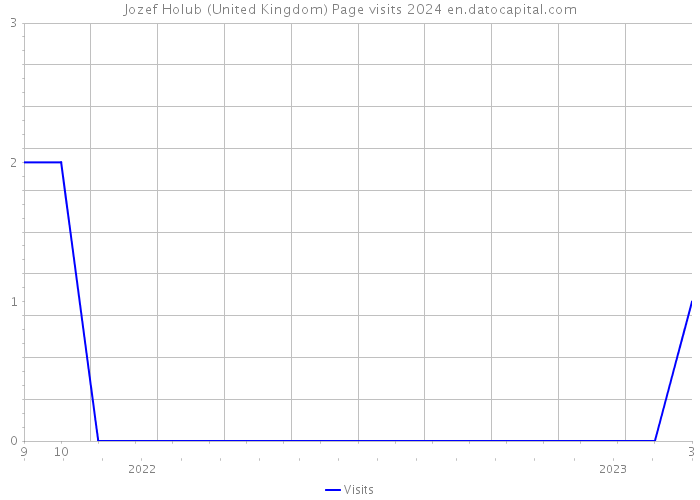 Jozef Holub (United Kingdom) Page visits 2024 