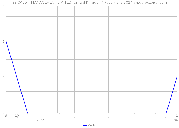 SS CREDIT MANAGEMENT LIMITED (United Kingdom) Page visits 2024 
