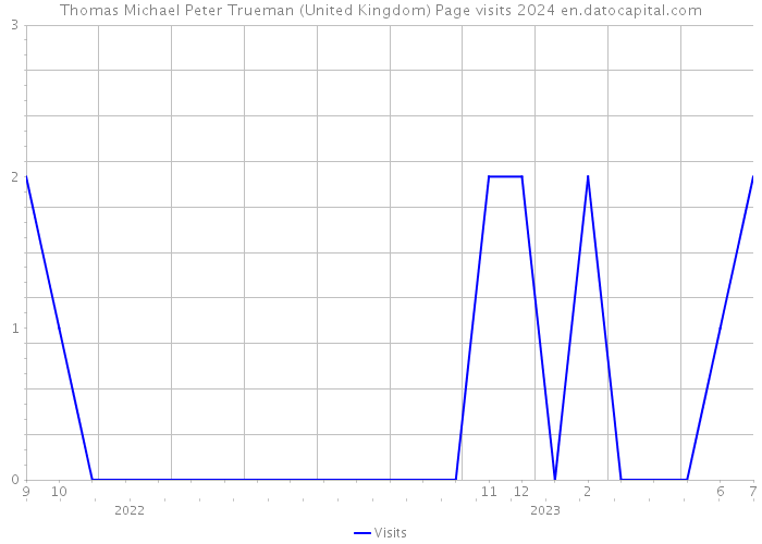 Thomas Michael Peter Trueman (United Kingdom) Page visits 2024 
