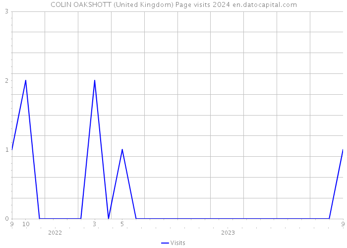 COLIN OAKSHOTT (United Kingdom) Page visits 2024 