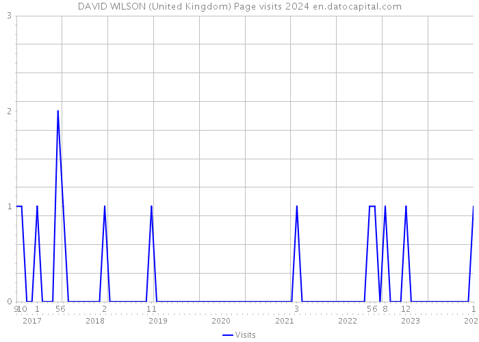 DAVID WILSON (United Kingdom) Page visits 2024 