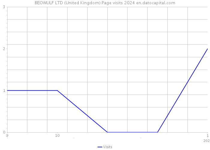 BEOWULF LTD (United Kingdom) Page visits 2024 