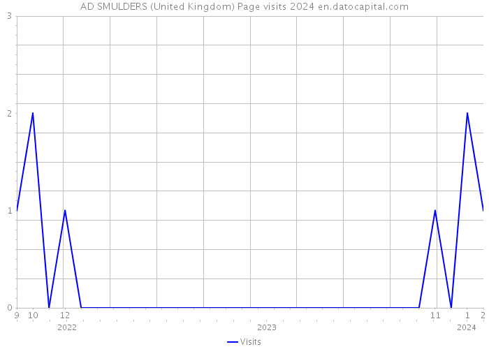AD SMULDERS (United Kingdom) Page visits 2024 