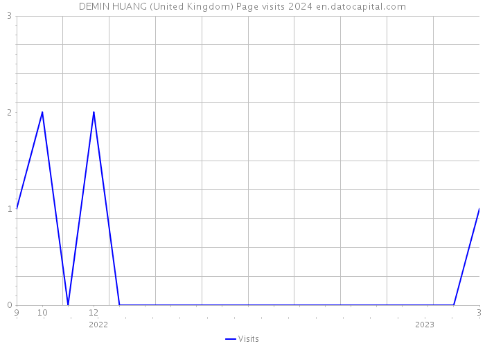 DEMIN HUANG (United Kingdom) Page visits 2024 
