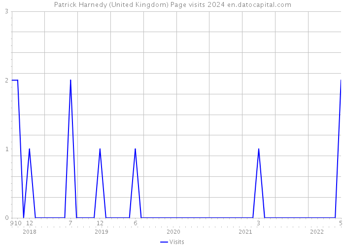 Patrick Harnedy (United Kingdom) Page visits 2024 