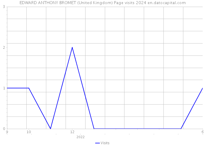 EDWARD ANTHONY BROMET (United Kingdom) Page visits 2024 