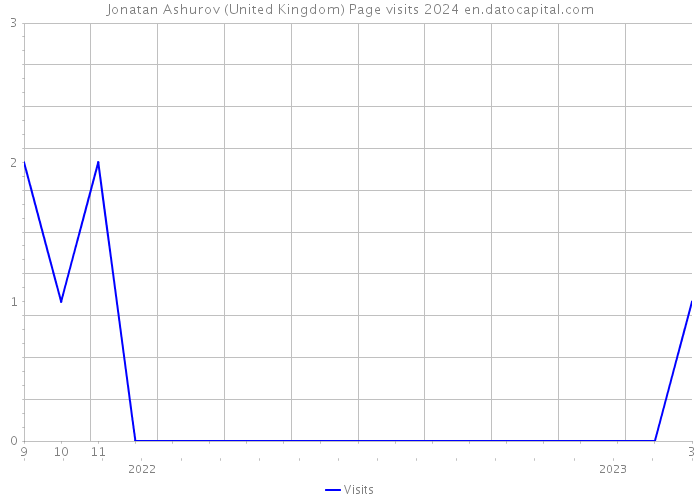 Jonatan Ashurov (United Kingdom) Page visits 2024 