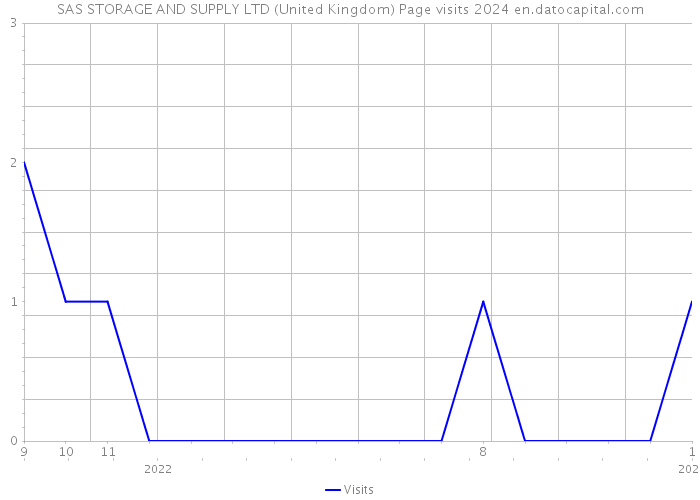 SAS STORAGE AND SUPPLY LTD (United Kingdom) Page visits 2024 