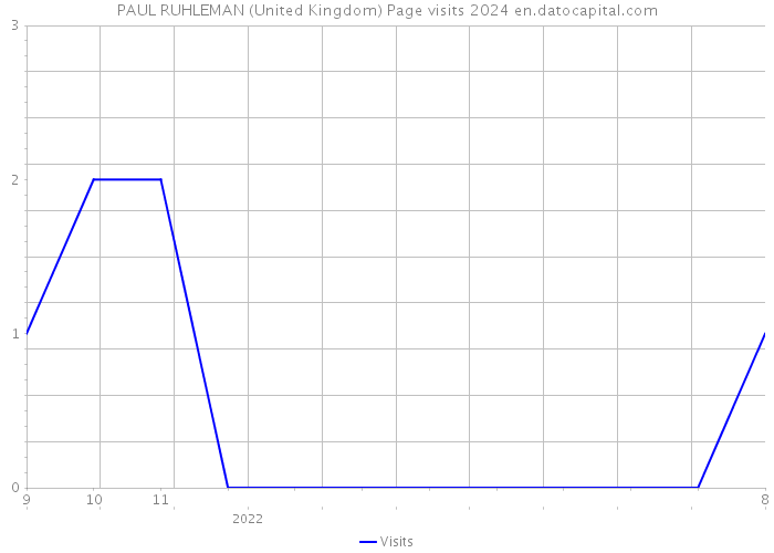 PAUL RUHLEMAN (United Kingdom) Page visits 2024 