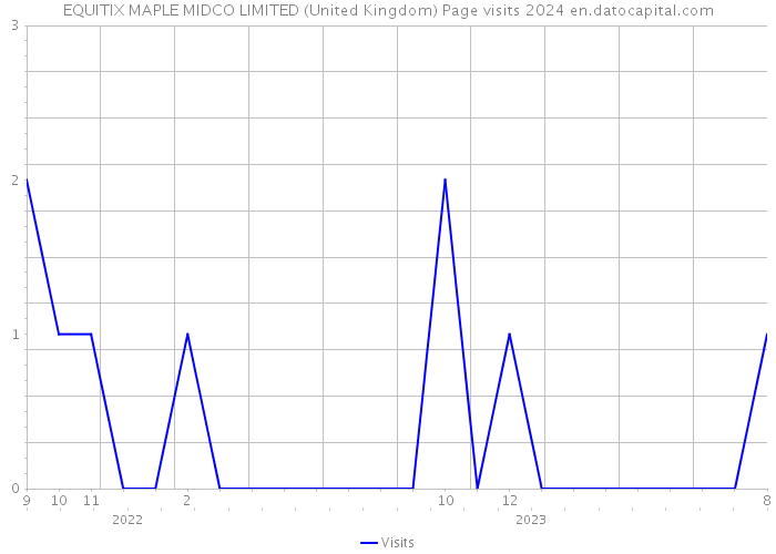 EQUITIX MAPLE MIDCO LIMITED (United Kingdom) Page visits 2024 