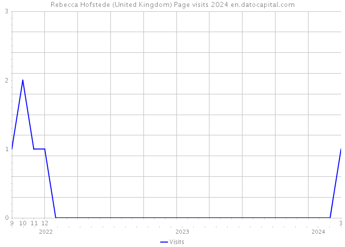 Rebecca Hofstede (United Kingdom) Page visits 2024 