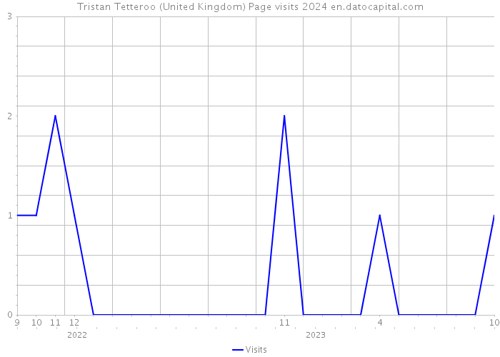 Tristan Tetteroo (United Kingdom) Page visits 2024 