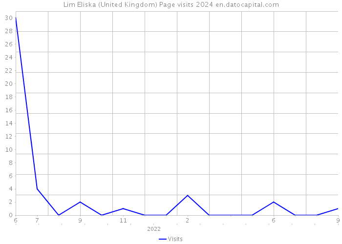 Lim Eliska (United Kingdom) Page visits 2024 