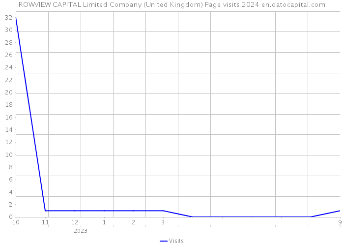ROWVIEW CAPITAL Limited Company (United Kingdom) Page visits 2024 