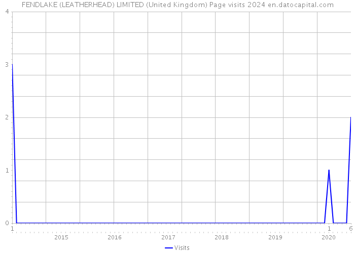 FENDLAKE (LEATHERHEAD) LIMITED (United Kingdom) Page visits 2024 