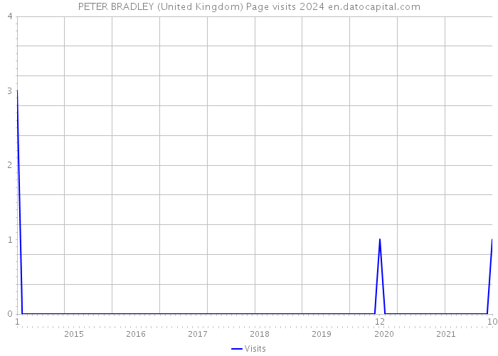 PETER BRADLEY (United Kingdom) Page visits 2024 